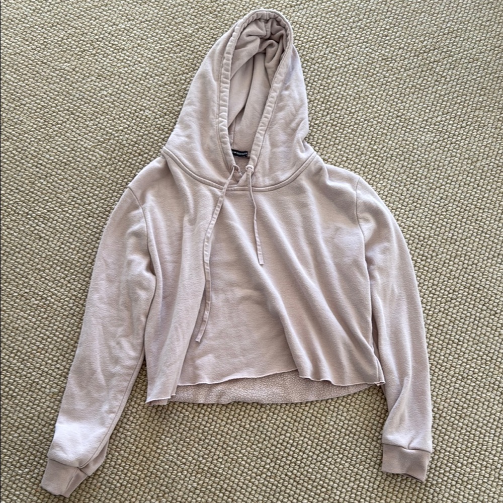 Brandy Pink cropped Hoodie